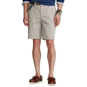 Polo Ralph Lauren 10 Inch Relaxed Chino Short Gray Mens Size 44B Classic Preppy